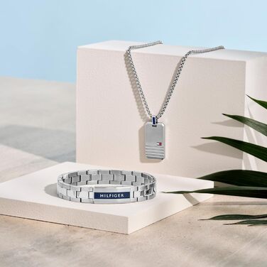 Браслет Tommy Hilfiger чоловічий сріблястий з нержавіючої сталі 2790485