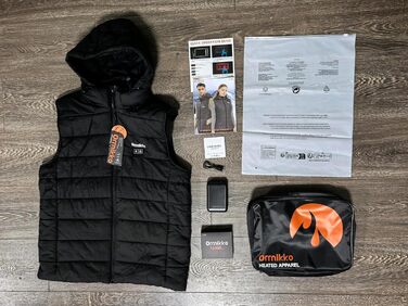 Обогреваемый жилет для женщин и мужчин с аккумулятором 16000mAh - теплая жилетка з підігрівом для холодної погоди