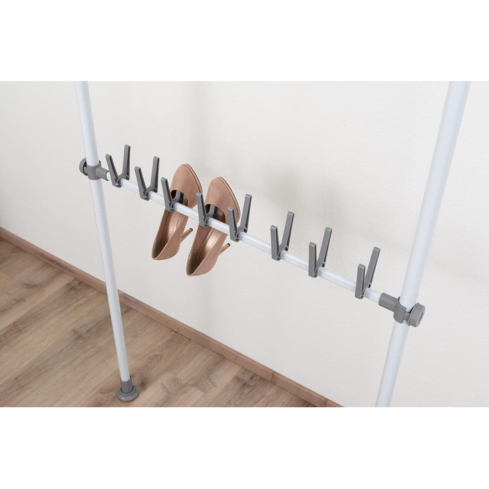 WENKO Telescopic System Hercules - adjustable organization system, wardrobe system (shoe holder)
