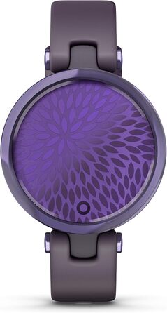 Garmin Lily™ - жіночий смарт-годинник з сенсорним екраном та декорованим корпусом, світло-золотистий колір, ремінець з білої шкіри