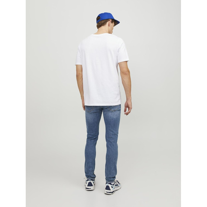 Джинси чоловічі JACK & JONES Jjiglenn Original AM 817 Noos, блакитні, Smart Casual, 31W 36L