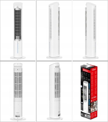 Колонний вентилятор Zilan TOWER FAN COOLER, білий