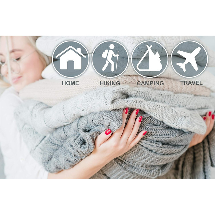 Vacuum Bags for Clothes - 20 Piece Set, 3 Sizes - Vacuum Bags for Vacuum Cleaners, Reusable, 100% Airtight & Robust | Travel Compression Bags, Garment Bags, Storage Bags, Vacuum Pouches, Clothes Sack XL