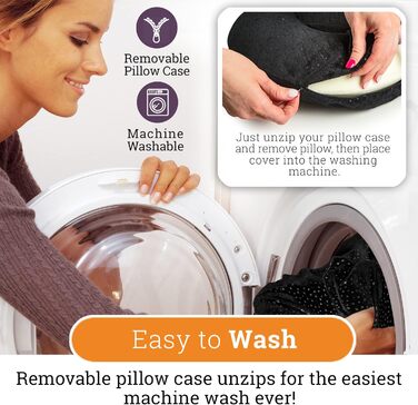 Подушка для шиї AERIS Reisen - подушка для сну з memory foam та чохлом з велюру - для подорожей (літак, авто, поїзд) та дому