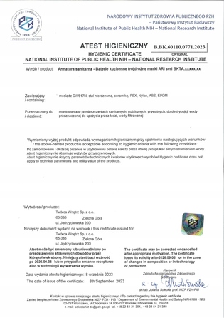 Кухонний змішувач Ari чорний, дворучковий, з висувним виливом
