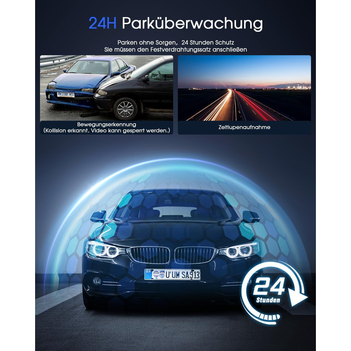 Відеореєстратор Auto WiFi 2K Mini з GPS, IPS-дисплеєм, нічним баченням та G-сенсором