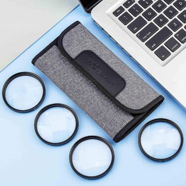 Набір макро-фільтрів JC 77mm Close-up: +2, +4, +8, +10 для об'єктивів Sony FE 24-105mm, 100-400mm, FE 85mm, та інших