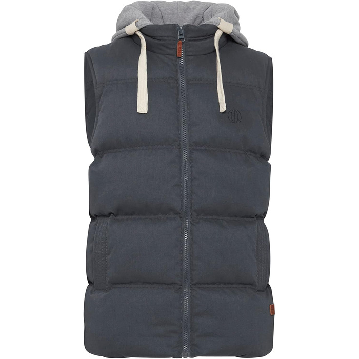 Чоловіча степкова жилетка Blend BHJens з капюшоном, кишенями та Regular fit, колір India Ink (70151)