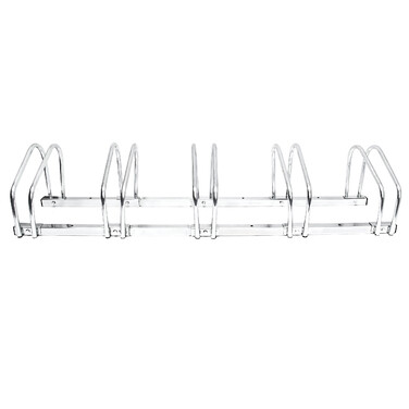 Relaxdays Bicycle Stand for 5 Bicycles, Steel, 130cm