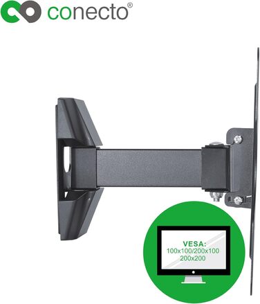 Кріплення для телевізора Conecto Wandhalterung SA-CC50254-V2 (23-42 дюйми, VESA 200x200, настінний кріплення, білий)
