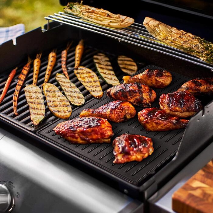 Решітка-гриль та сковорода для Weber Spirit 300 серії (E310, E320, S310) - замінна деталь, 44,5 см