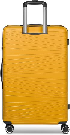 Набір валіз Franky Dallas 3.0 (3 шт.) | Жовтий, TSA-замок, 4 колеса, об'єм 36/60/92 л