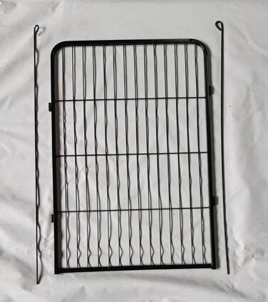 Вигул для цуценят, вольєр, клітка для собак, огорожа для собак, клітка для тварин, огорожа для тварин, клітка для собак з гратами, вигул для тварин, клітка для транспортування, вигул для кроликів, кемпінговий забір, кемпінговий вольєр, 12-TLG., 80 см, клі