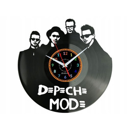Настінний годинник Depeche Mode у вигляді вінілової платівки — оригінальний подарунок для нього та для неї