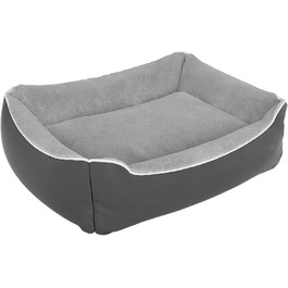 Лежанка для собак та котів Sogni E Capricci NUVOLA, сіра, 62x50x17 см