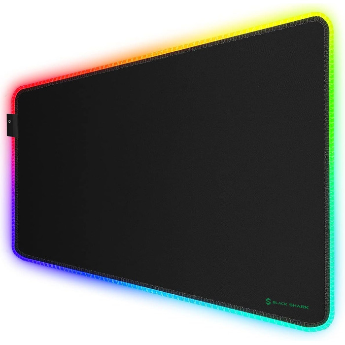 Ігрова мишка Pad Black Shark Manta P3 XL (90x40 см) - килимок для миші з RGB підсвічуванням, вологостійкий, чорний