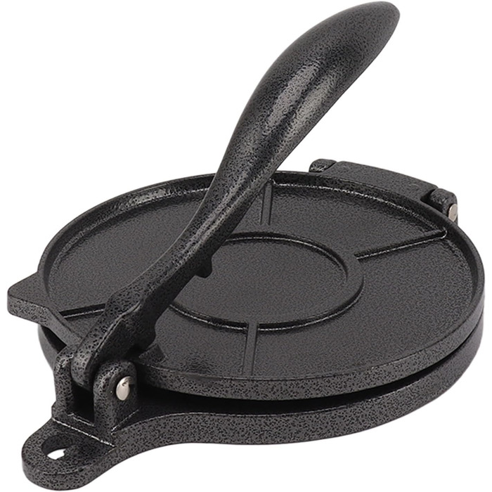 Прес для тортилій, роті, кесадільї 16см чорний