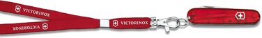 Дитячий мультитул Victorinox My First Swiss Army Knife – 9 функцій, без гострої клинка, червоно-прозорий