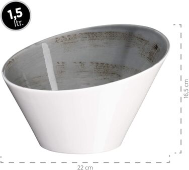 Набір кавових чашок MÄSER Derby Premium для 4 осіб, 240 мл, кераміка, гастрономічна якість, сучасний дизайн, пастельні кольори