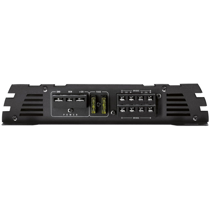 Crunch GPX-1000.4 4-канальний автомобільний підсилювач класу A/B, 4x125 Вт RMS на 2 Ом, 2x250 Вт мостом на 4 Ом, Bass Boost, фільтри HPF/LPF, RCA, 12V, Car HiFi