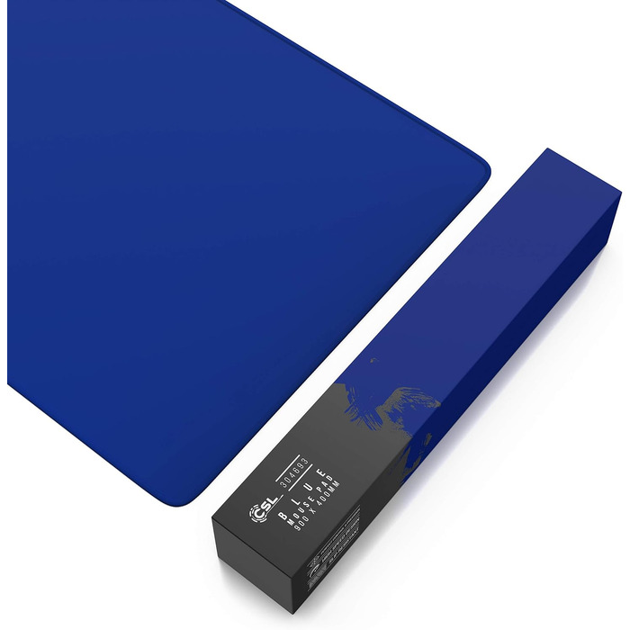 Килимок для миші TITANWOLF XXL 900 x 400mm - великий, для геймінгу, синій