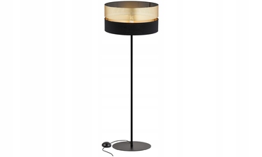 Підлогова лампа Elko-Lighting Dual E27 60 Вт, чорний та золотий