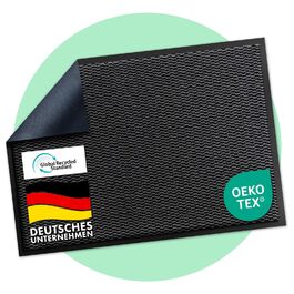 Килимок для входу Sky Novo 120x180 см антрацит: антиковзаюча, миюча, для дому та вулиці