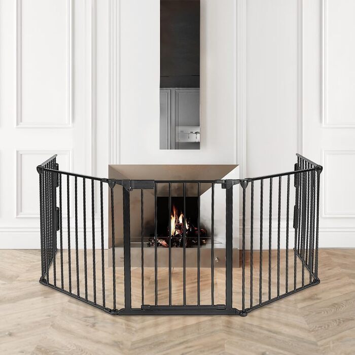 Вольєр для цуценят 8-секційний, вольєр для вигулу собак з захисним тентом, гнучкий та складаний вольєр для собак, загородження для цуценят, кроликів та дрібних тварин - 80 * 60 см (8 шт.)