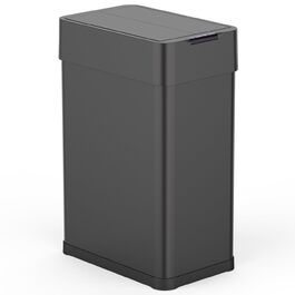 Відро для сміття кухонне автоматичне Kitchen Move Silverlake Schwarz 60л, нержавіюча сталь, педаль, великий об'єм