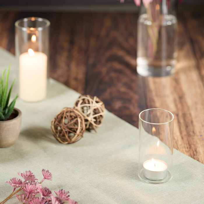 Relaxdays Glass Vase Set - 4 Sizes