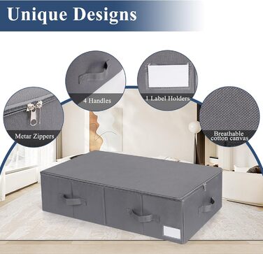 Комод-органайзер для постільної білизни Lannvan (2 шт.), 70x41x18 см, бежевий/сірий