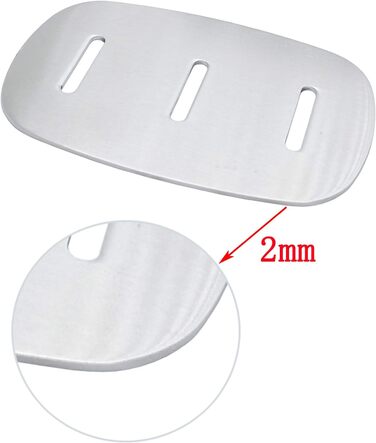 Миска для мила Lofekea з кераміки та нержавіючої сталі, двошарова мильниця для ванної та душу