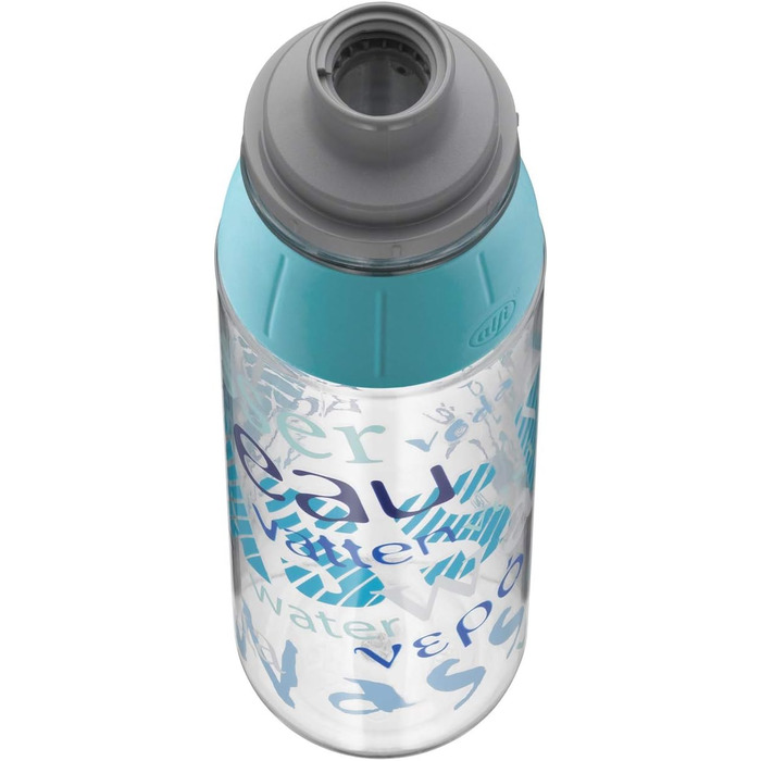 alfi Tritan Water Bottle, BPA-Free, 700ml, tritanBottle Coral, Leak-Proof, Carbonated Drink Safe, Dishwasher Safe, 5495.110.070 Bottle for Togo, School, Sports, Hiking, Leisure (Water Blue)