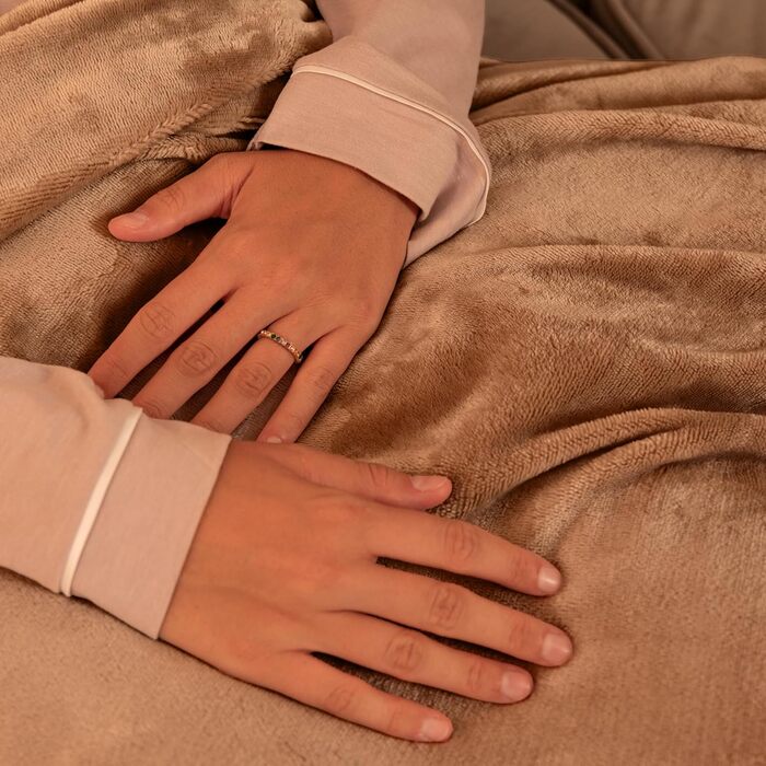 Електрична ковдра Cecotec HeatConfort ThermalBlanket (160x130) з автоматичним вимкненням, 9 температурних режимів та м'яким флісом