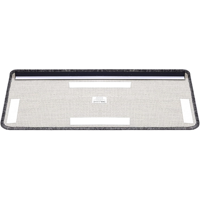 Набір килимків на сходи [en.casa], 15 шт., 65 x 24 см, самоклеючі, темно-сірі