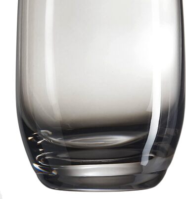 Leonardo Sora Drinking Glasses, Set of 6, Colorful Glass Set, Dishwasher-Safe Juice Glasses, Water Glasses, Drinking Cups in 6 Colors, 390 ml, Assorted Colors, 047287