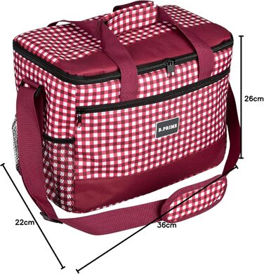 Термосумка B.PRIME 20L Classic - 36x26x22 см для пікніка, подорожей та кемпінгу