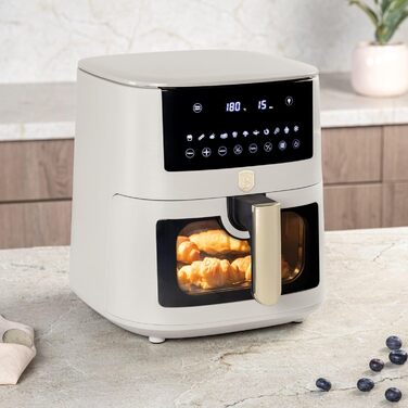 Фритюрниця Berlinger Haus Sahara Collection 8 л з цифровим дисплеєм та 8 автоматичними програмами | Без олії та жиру