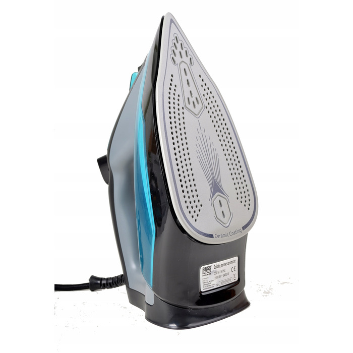 Парова праска Strażak 3400W з керамічною підошвою, 9в1, anti CALC drop