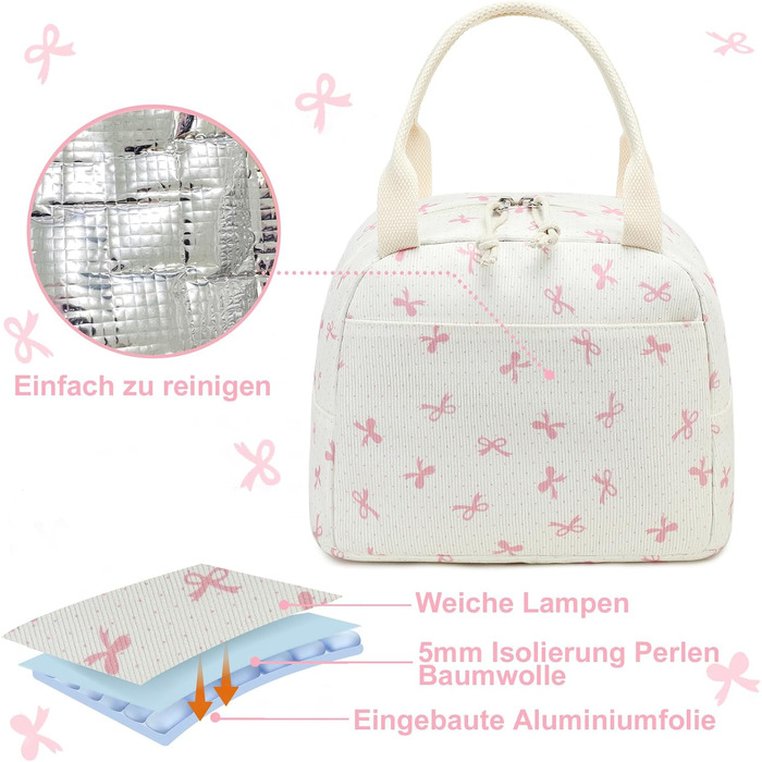 Шкільний рюкзак LEDAOU для хлопчиків та дівчаток-підлітків, білий з ромашками, чорний, рюкзак з рожевими метеликами