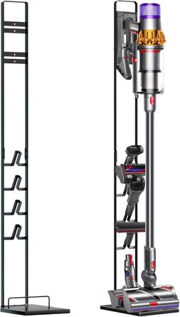 Dyson Vacuum Stand - Compatible with Dyson V15, V12, V11, V10, V8, V7, V6 & DC58, DC59, DC62, DC74 Vacuum Cleaners - Organizer Holder Rack