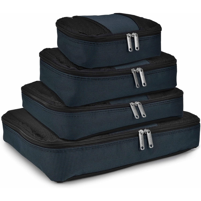 Набір валіз Travel Select Amsterdam: 8-piece set, 88 літрів, розширюваний, червоний, темно-синій, помаранчевий, сірий