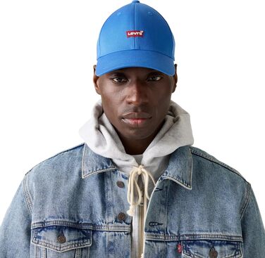 Шапка Levi's Housemark Flexfit чоловіча, синій (Star Sapphire)