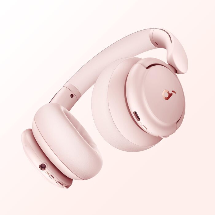 Soundcore Q30 навушники Bluetooth з активним шумозаглушенням, Hi-Res звук, 40 годин роботи, рожеві
