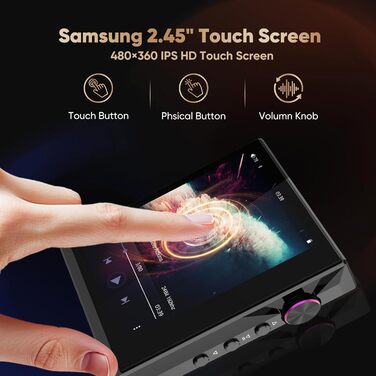 Hidizs AP80 PRO-X: Аудіоплеєр Hi-Res з підтримкою MQA, Bluetooth та двома DAC-чипами ESS9219C (білий)