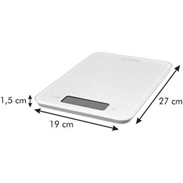 Кухонні ваги Tescoma ACCURA, 5 кг, цифрові, 20 x 2.8 x 31 см