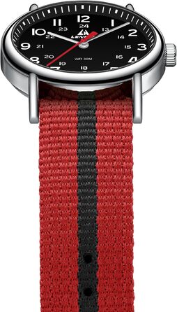 Годинник чоловічий LN LENQIN Military, водонепроникний, спортивний (червоний)