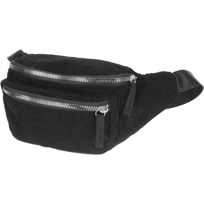 Валіклад Набір з 2 бананки/поясна сумка на пояс для жінок та дівчат, зелений (чорний)