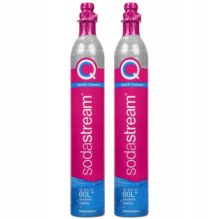 Сифон для води SodaStream ART, чорний, 1 л + 2 балони з газом Quick Connect