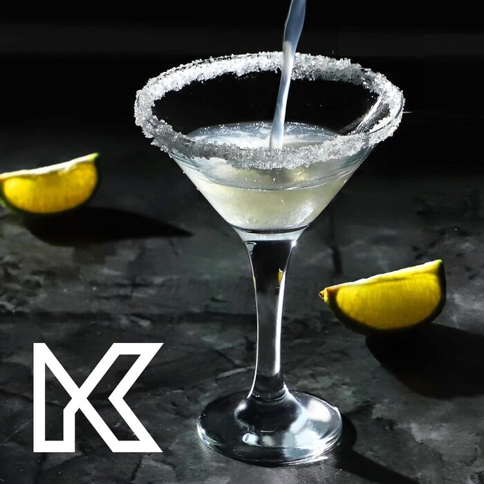 Бокали для коктейлів KADAX Martinigläser 175 мл (6 шт) - скляні бокали для мартіні, лонг дринків, вечірок - міцне скло, можна мити в посудомийній машині